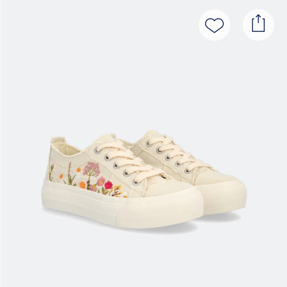 Floral Canvas Malibu Blowfish Sneakers